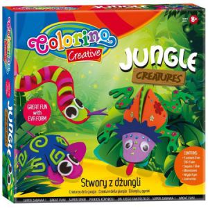 Zestaw kreatywny Colorino Creative Stwory z dżungli
